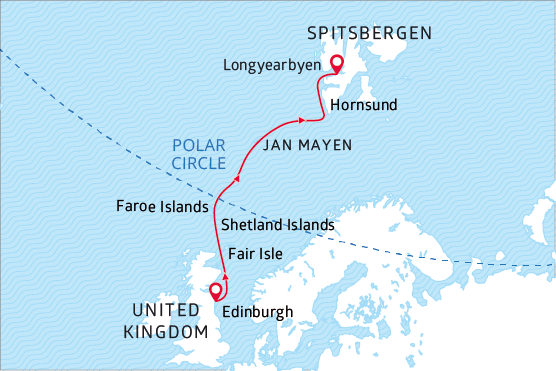 Photo of North Atlantic Islands of Europe, Crossing the Arctic Cirle & Spitsbergen