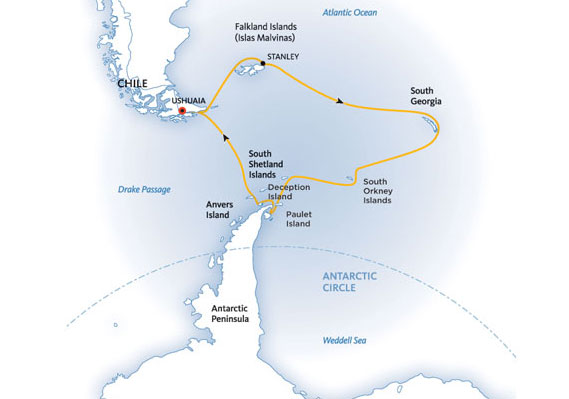 Tour Falklands Malvinas South Georgia Antarctica Ocean Adventurer Nov 2020